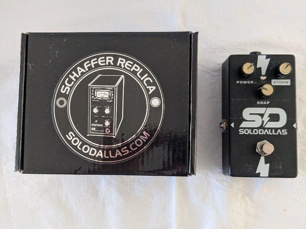 Solodallas Schaffer Storm boost, Ophalen of Verzenden, Gebruikt, Distortion, Overdrive of Fuzz