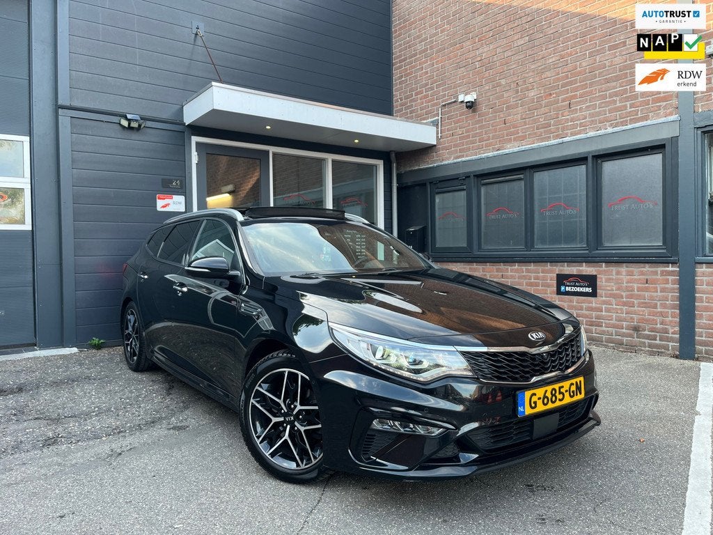 Kia Optima Sportswagon 1.6 T-GDI GT-Line|Nap|Pano|360Camera, Auto's, 15 km/l, Gebruikt, 4 cilinders, 700 kg