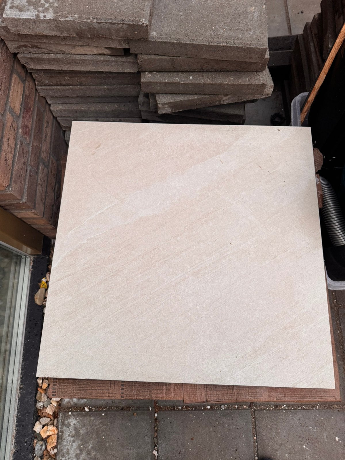Keramische tegels 60 x 60 x 3cm / 13 stuks, Tuin en Terras, Tegels en Klinkers, Ophalen, Keramiek, Nieuw, Terrastegels