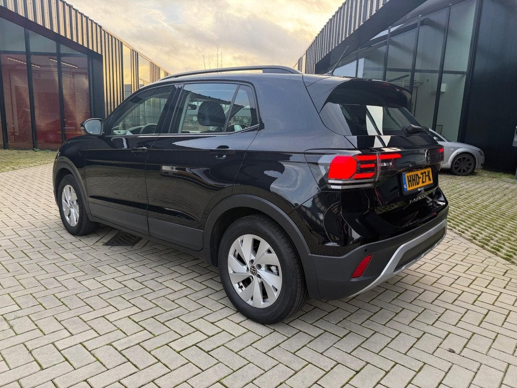 Volkswagen T-CROSS 1.0 TSI Life Edition DSG Clima Camera, Auto's, Volkswagen, Gebruikt, 116 pk, Zwart, Bedrijf