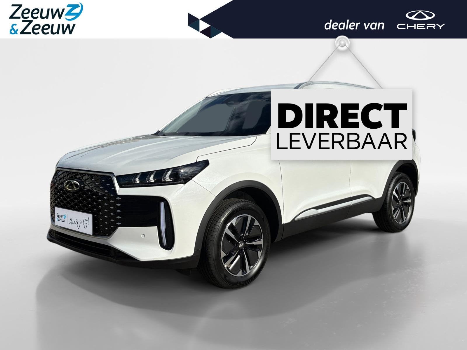 Chery Tiggo 4 1.5L HEV Unique | Nieuw | 7 Jaar Garantie |, Auto's, Verwarmde buitenspiegels, 1498 cc, 4 cilinders, Bedrijf