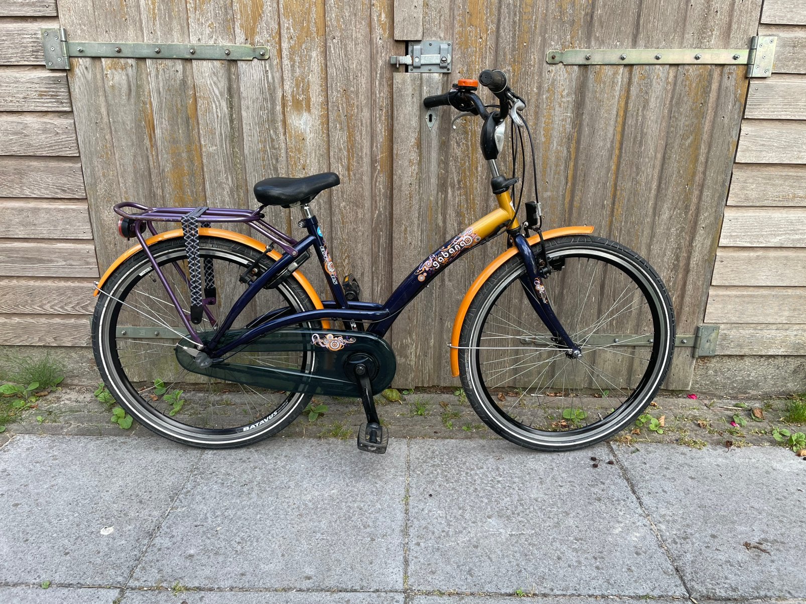 Batavus cabana meisjesfiets 26 inch, Terugtraprem, Gebruikt, Versnellingen, Ophalen