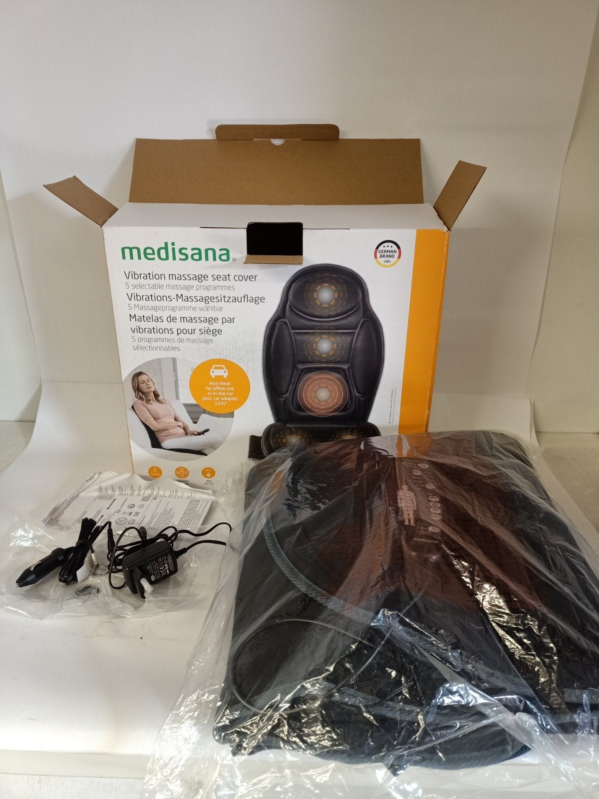 Medisana vibratie massagekussen met warmte nieuw, Ophalen of Verzenden, Nieuw