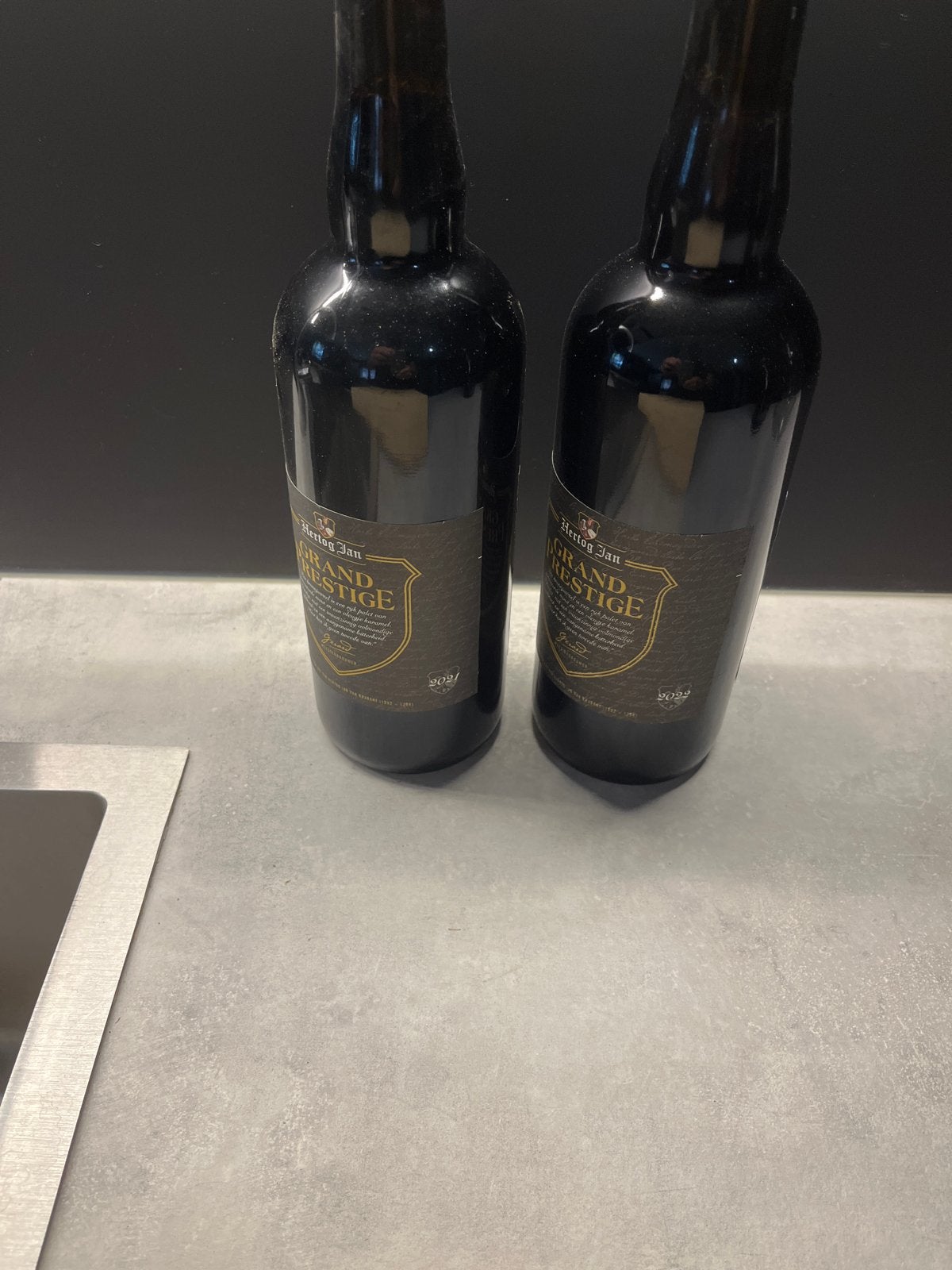 Hertog Jan Grand Prestige 2021 & 2022 - 2 flessen, Ophalen of Verzenden, Nieuw, Overige typen
