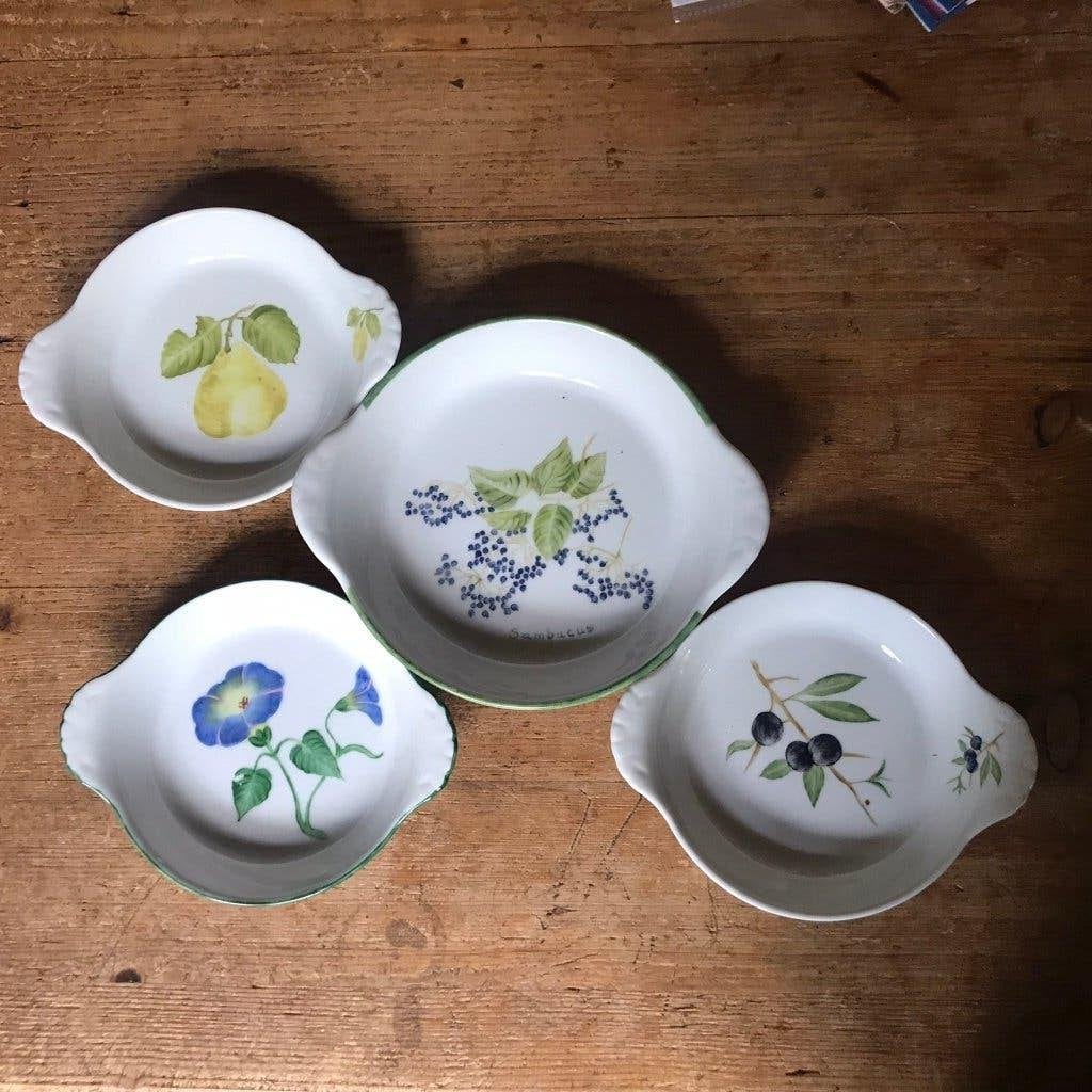 Schaaltjes Pillivuyt France, Ophalen of Verzenden, Overige stijlen, Aardewerk, Schaal of Schalen