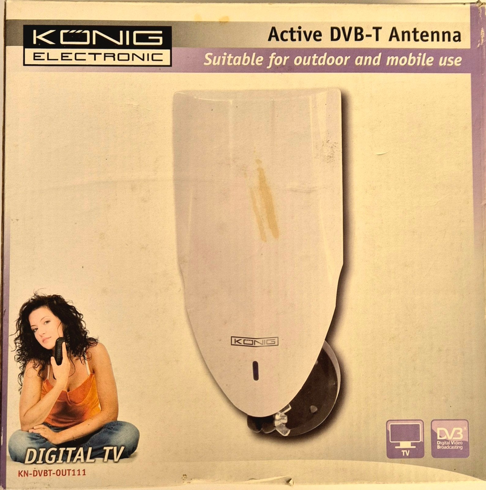 König DVB-T Antenne KN-DVBT-OUT111 - Nieuw, Ophalen of Verzenden, Nieuw, Antenne