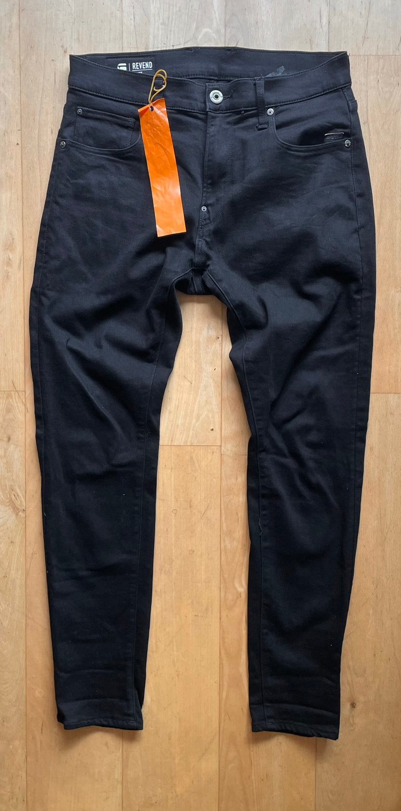 G Star Revend Skinny Jeans spijkerbroek met stretch W30 L30, Ophalen of Verzenden, Zwart, W32 (confectie 46) of kleiner