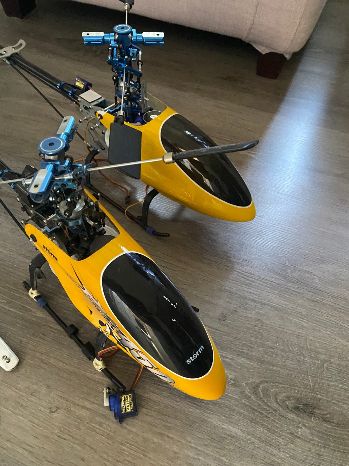 Rc heli, Ophalen of Verzenden, Zo goed als nieuw