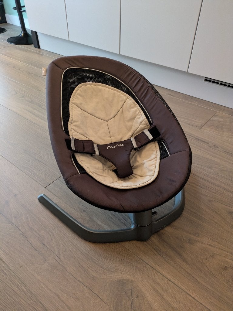 Nuna leaf kinderstoel, Gebruikt, Schommelstoel, Met gordel(s) of riempje(s), Ophalen