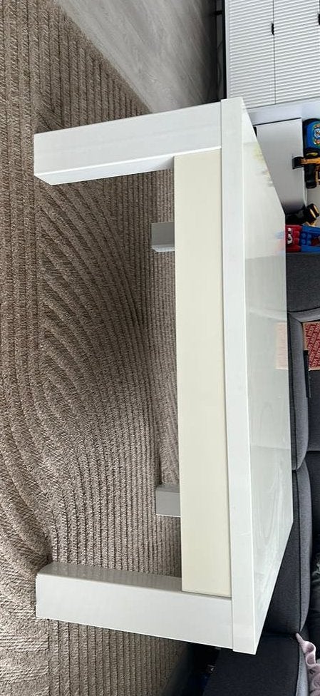 Salontafel hoogglans, Ophalen, 100 tot 150 cm, 50 tot 100 cm, Zo goed als nieuw