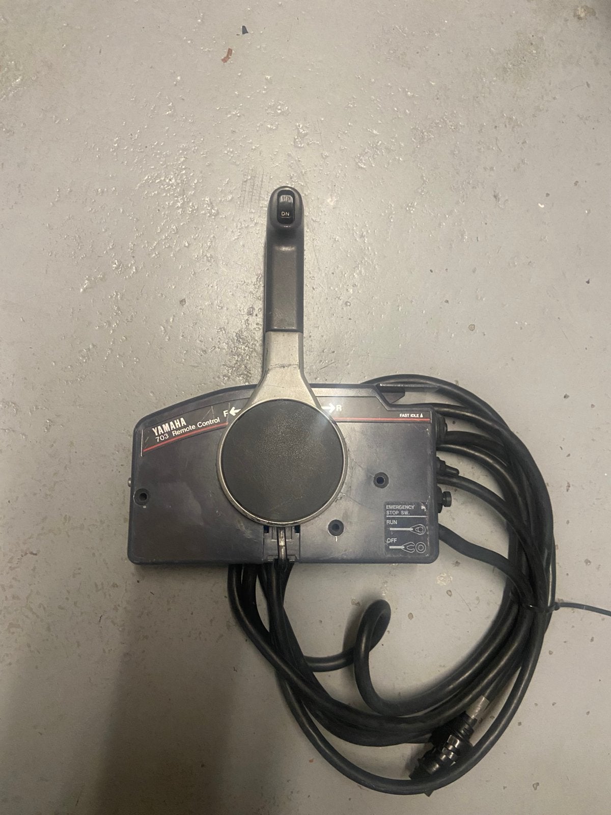 Yamaha 703 afstandsbediening + 2 kabelsets, Watersport en Boten, Bootonderdelen, Ophalen of Verzenden, Zo goed als nieuw, Motor en Techniek