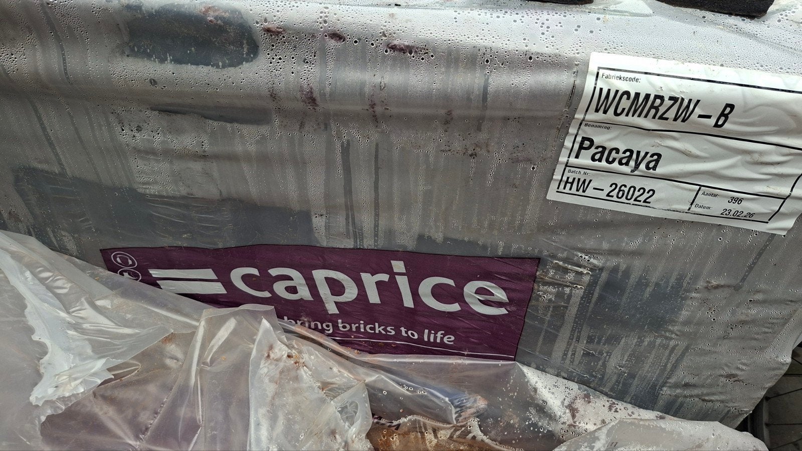 Caprice Bakstenen Pacaya & Vulsini - Nieuw in verpakking, Doe-het-zelf en Verbouw, Ophalen, Nieuw, Bakstenen
