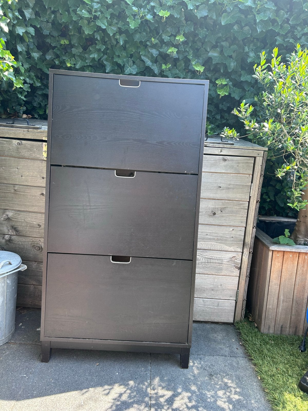 IKEA Schoenenkast met 3 lades - Zwartbruin, Huis en Inrichting, Kasten | Schoenenkasten, Ophalen, Gebruikt
