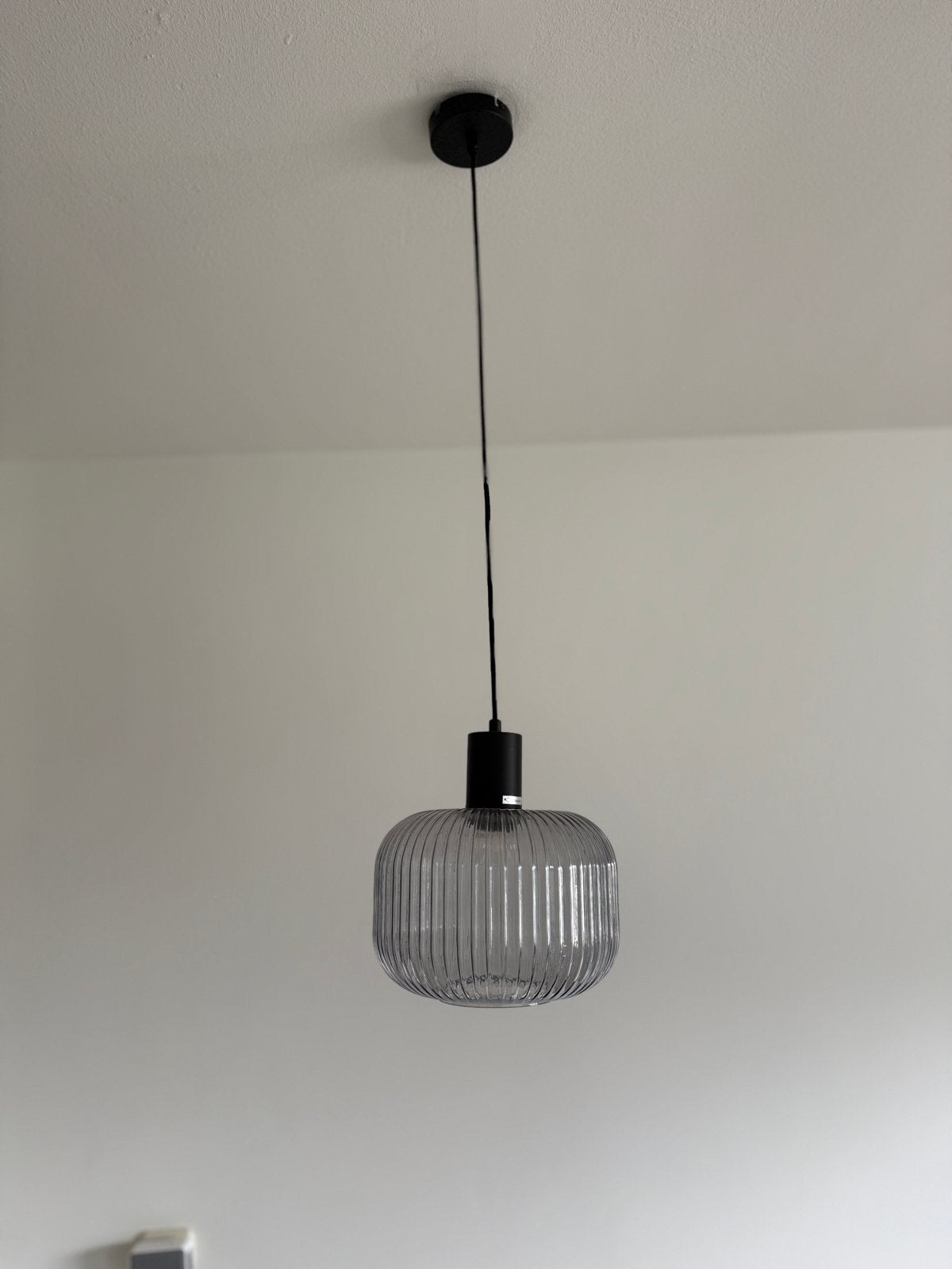 Hanglamp Karwei, Ophalen, Zo goed als nieuw, Glas, E27 (groot)