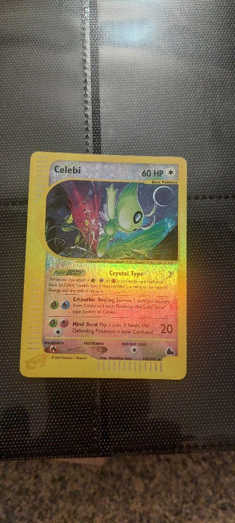 Celebi 145 Skyridge, Ophalen of Verzenden, Zo goed als nieuw, Losse kaart, Foil