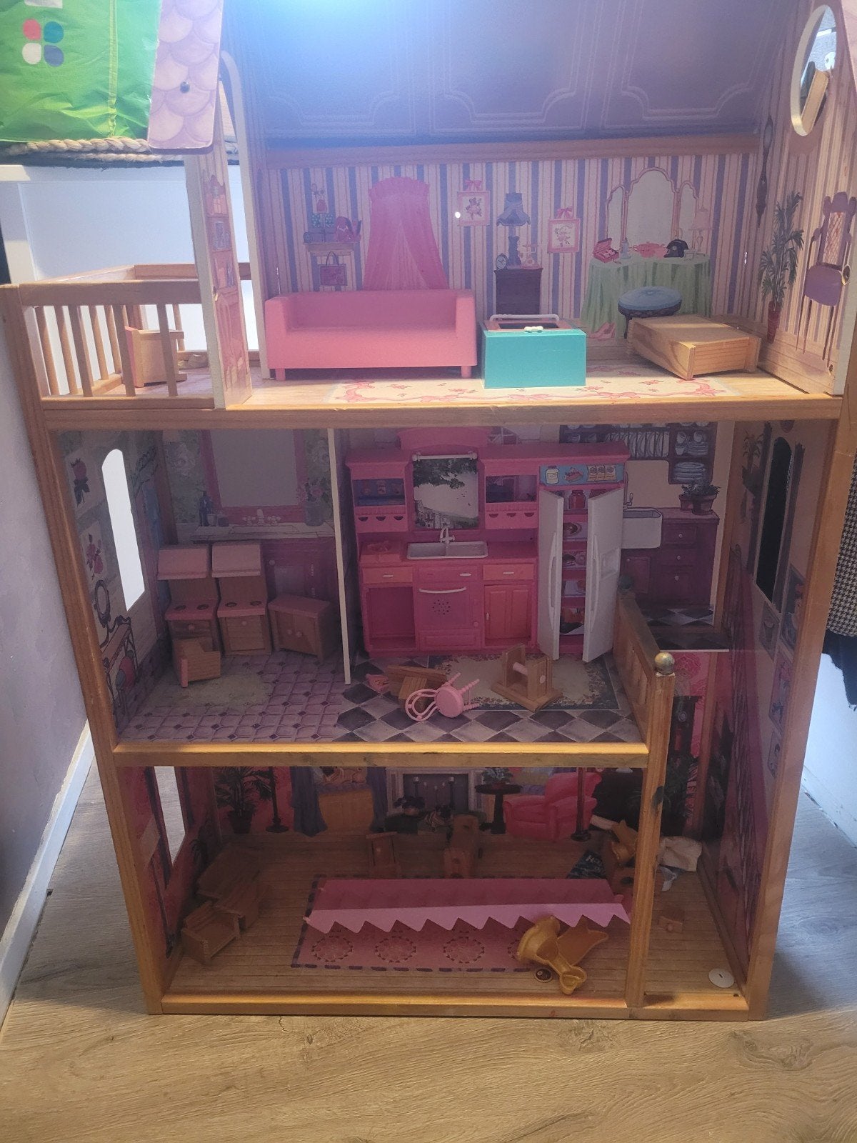 poppenhuis kidscraft, Ophalen, Gebruikt, Poppenhuis