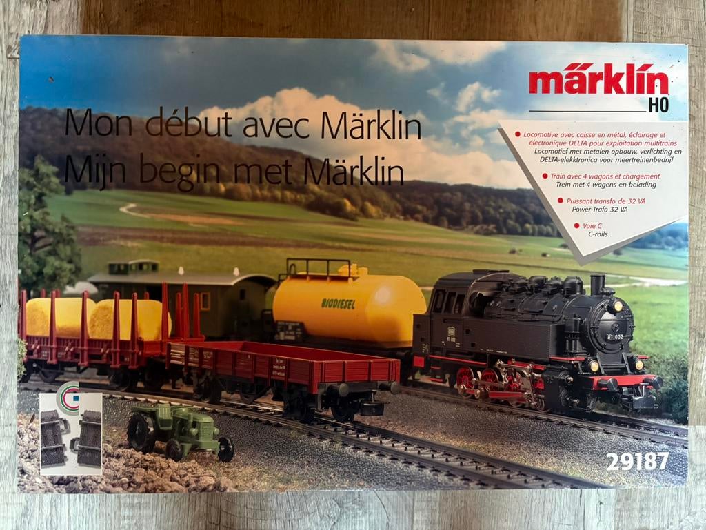 Märklin 29187 startset, Hobby en Vrije tijd, Modeltreinen | H0, Ophalen of Verzenden, Zo goed als nieuw, Wisselstroom, Märklin
