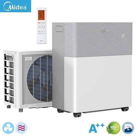 AIRCO - Midea PortaSplit 3.5kW  (100m3) koelen én verwarmen