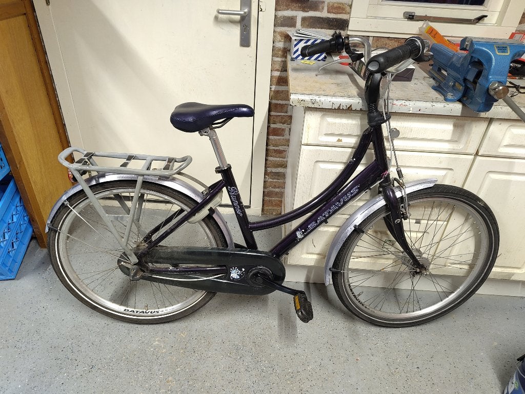 26 inch meisjesfiets, Fietsen en Brommers, Gebruikt, Versnellingen, Batavus, Ophalen