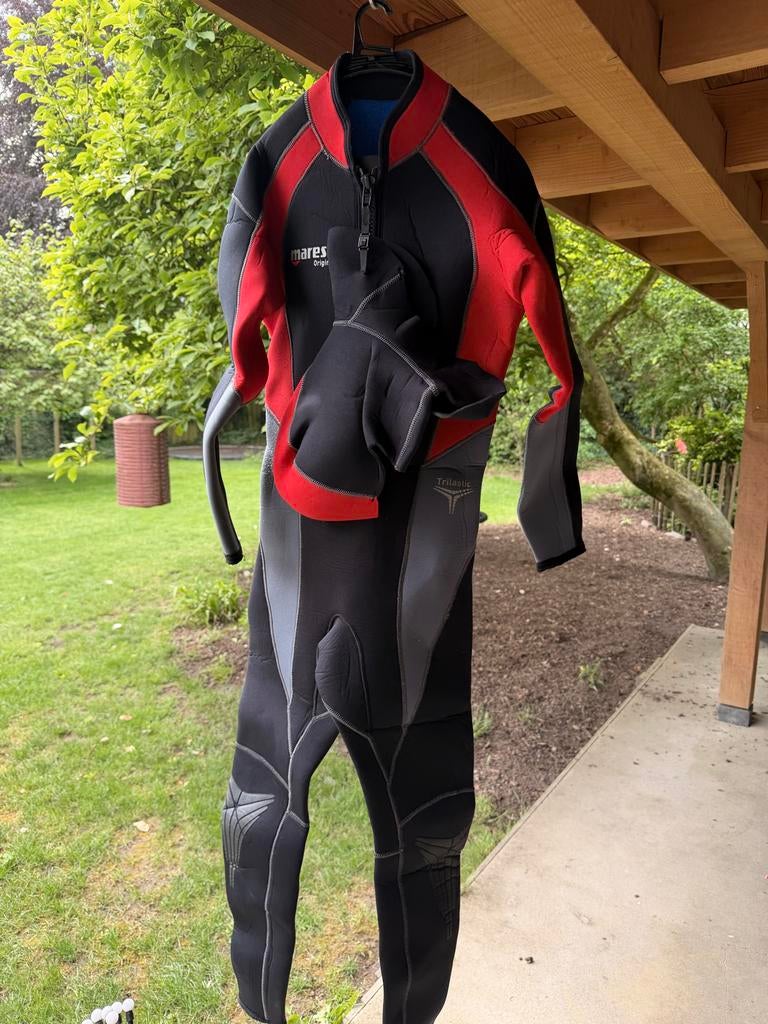 Mares Origin 5mm Duikpak - Maat 4L, Watersport en Boten, Duiken, Gebruikt, Duikpak, Ophalen of Verzenden