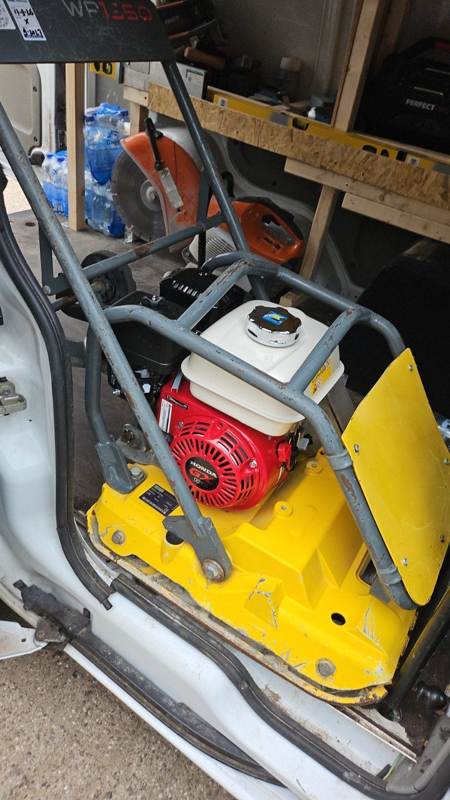Wacker Neuson wp1550 Trilplaat met nieuwe Honda motor, Ophalen of Verzenden