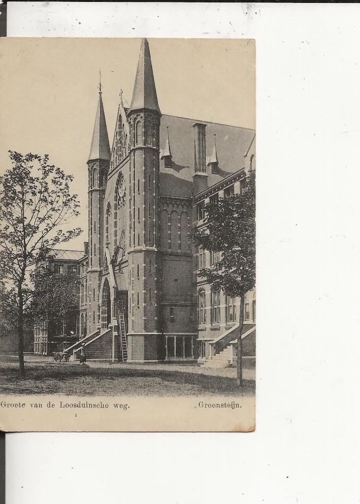 Loosduinen Loosduinsche weg Groensteijn 1898, Ophalen of Verzenden, Voor 1920, Ongelopen, Zuid-Holland