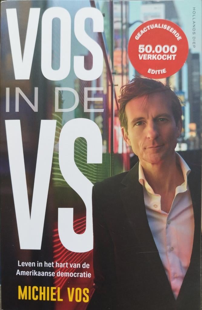Vos in de VS - Michiel Vos (geactualiseerde editie), Gelezen, Michiel Vos, Ophalen of Verzenden, Nederland