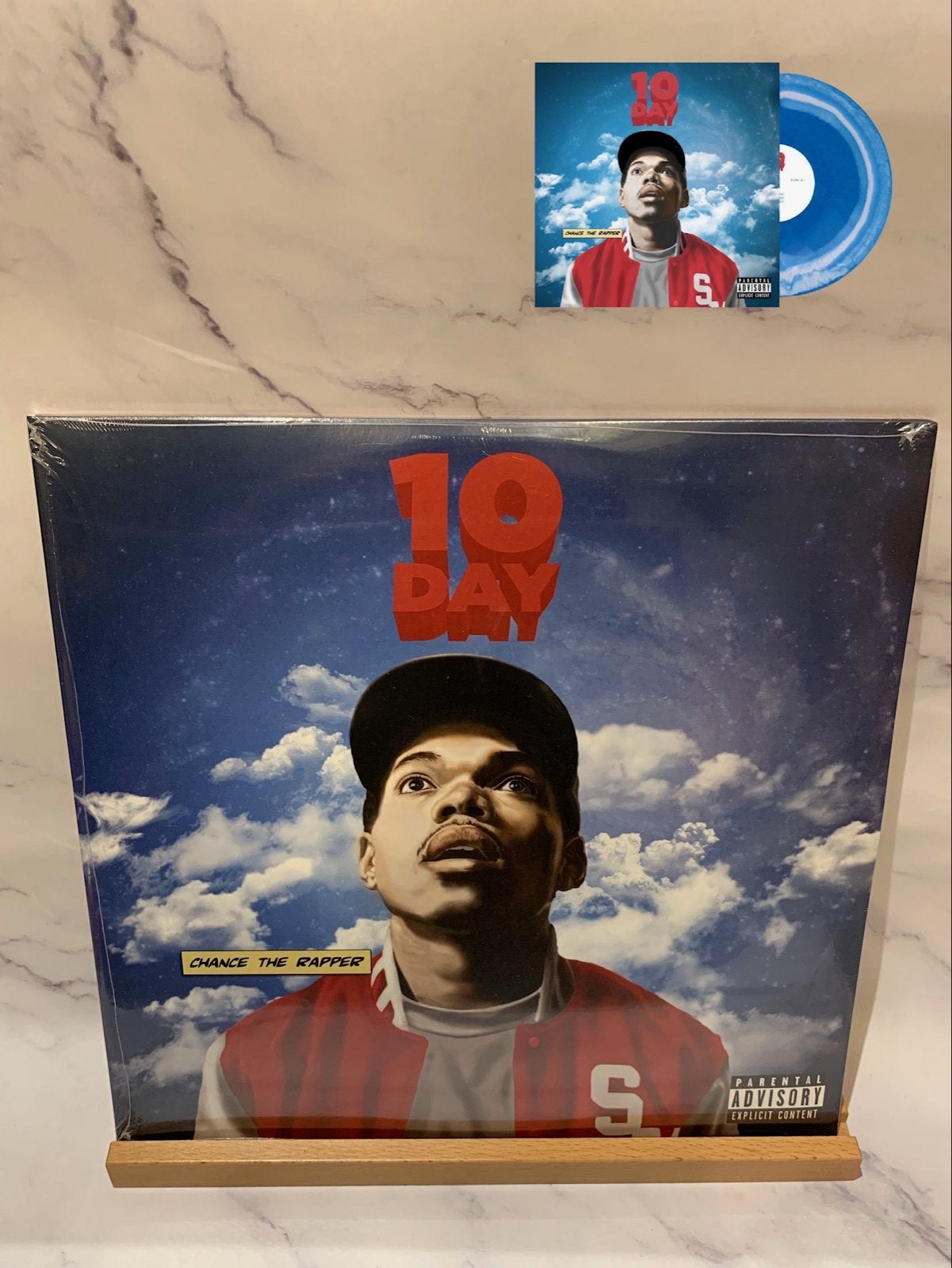 Chance the Rapper - 10 Day Vinyl (Blauw/Wit Gespikkeld), Ophalen of Verzenden, Nieuw in verpakking