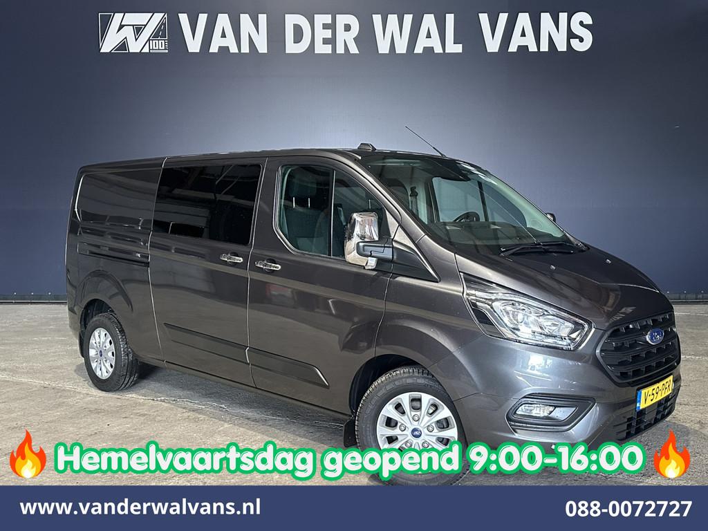 Ford Transit Custom 2.0 TDCI 170pk L2H1 Dubbele Cabine Euro6, Auto's, Stof, Gebruikt, 4 cilinders, 2800 kg
