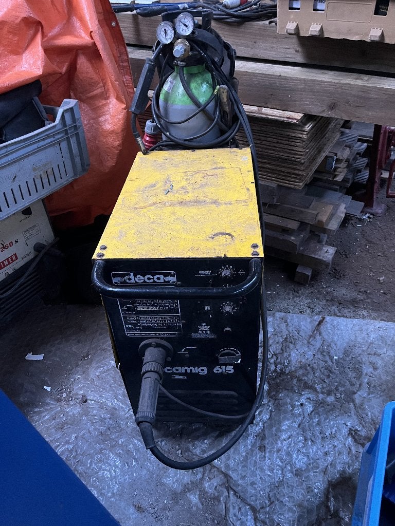 Deca Decamig 615 MIG/MAG CO2 lasapparaat + 1mm lasdraad, Ophalen, Gebruikt, 150 tot 250 ampère, Co2
