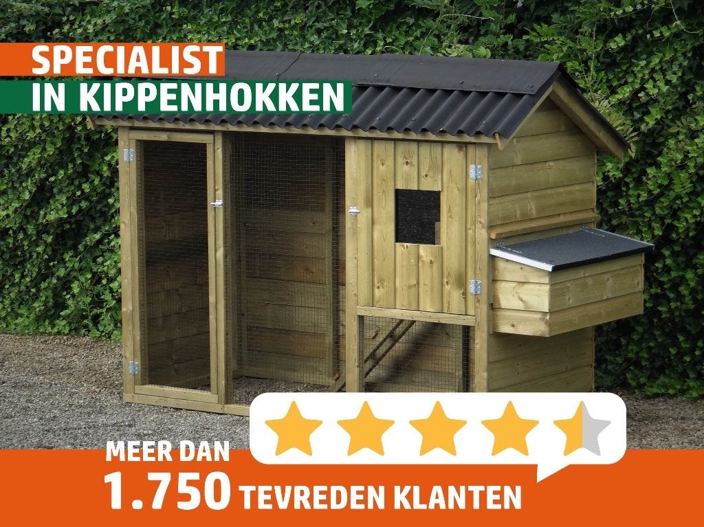 Kippenhok Harmelen | Duurzame materialen | Stevig hok, Ophalen of Verzenden, Nieuw, Kippenhok of Kippenren