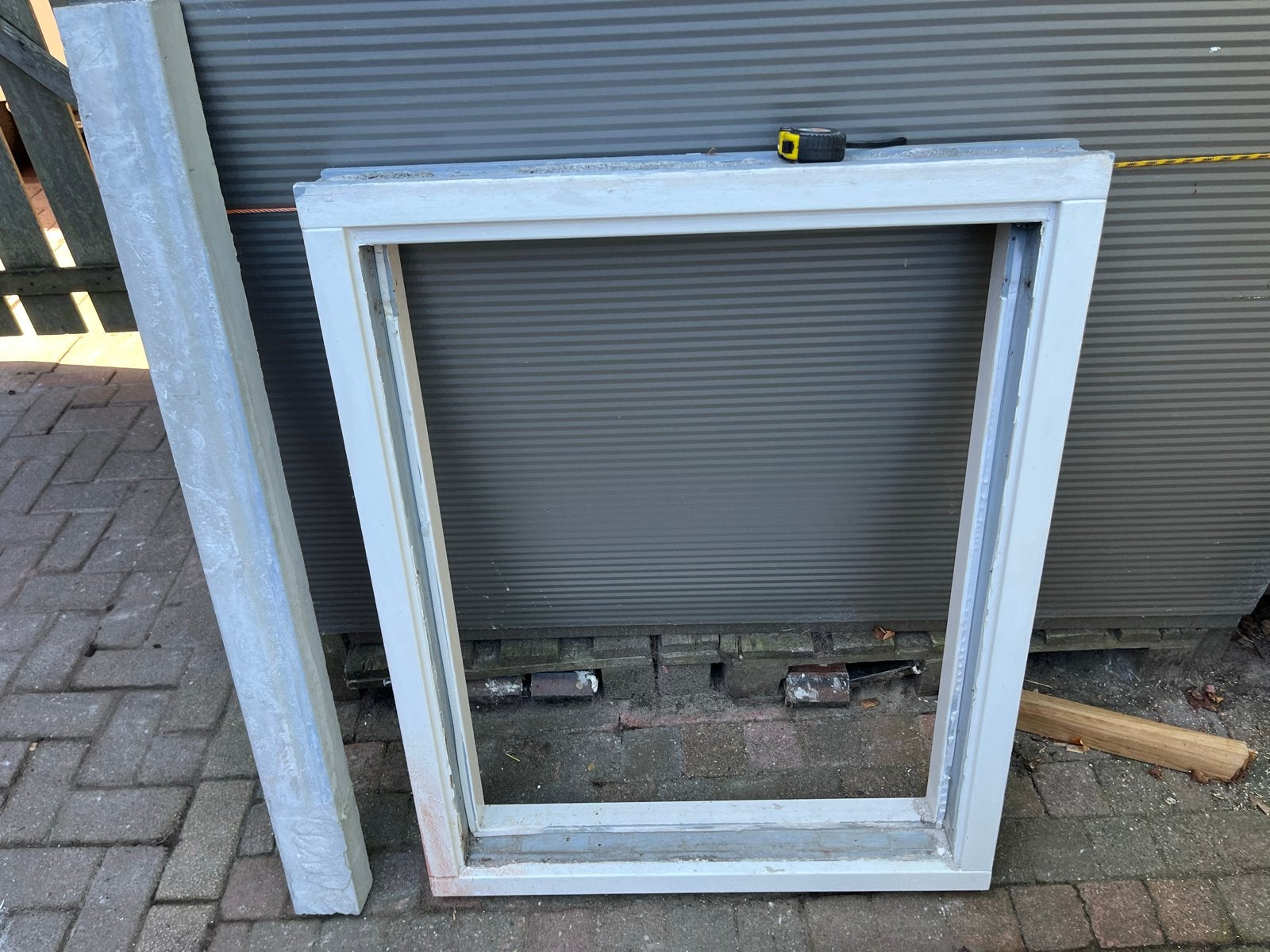 Gebruikt Gevelraam met Dubbelglas en ventilatierooster, Doe-het-zelf en Verbouw, Glas en Ramen, Ophalen, Gevelraam of Ruit, Gebruikt