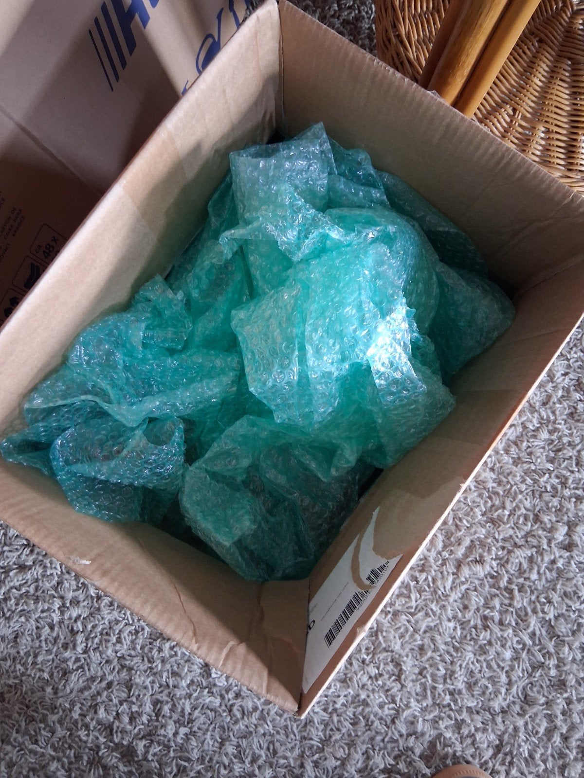 Verhuisdozen + klein doosje met bubbelplastic, Ophalen, Gebruikt, Doos