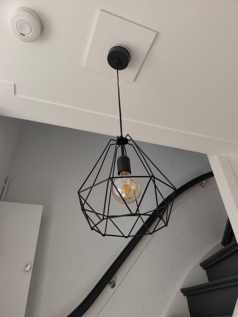 Lampen, Ophalen, Zo goed als nieuw, Metaal, Industrieel