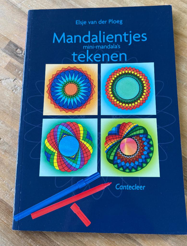 Mandalientjes Tekenen - Elsje van der Ploeg, Boeken, Ophalen of Verzenden, Zo goed als nieuw, Tekenen en Schilderen, Elsje van der Ploeg