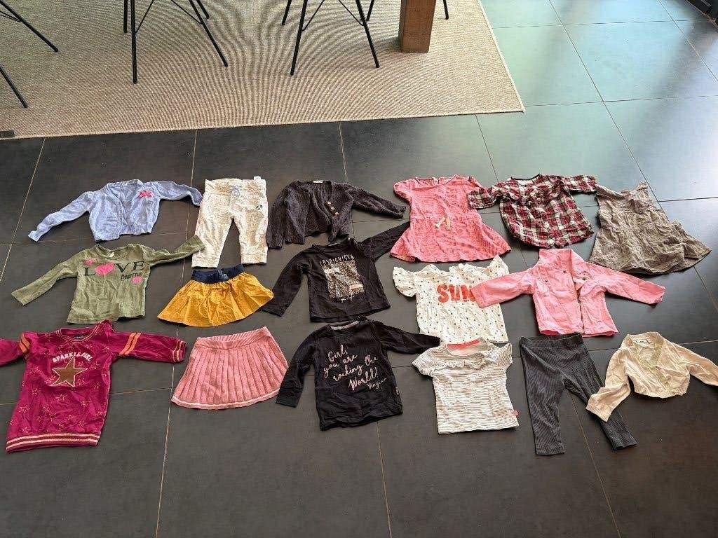 Meisjeskleding maat 80, 17 stuks, Kinderen en Baby's, Babykleding | Maat 80, Ophalen, Gebruikt, Meisje, Overige typen
