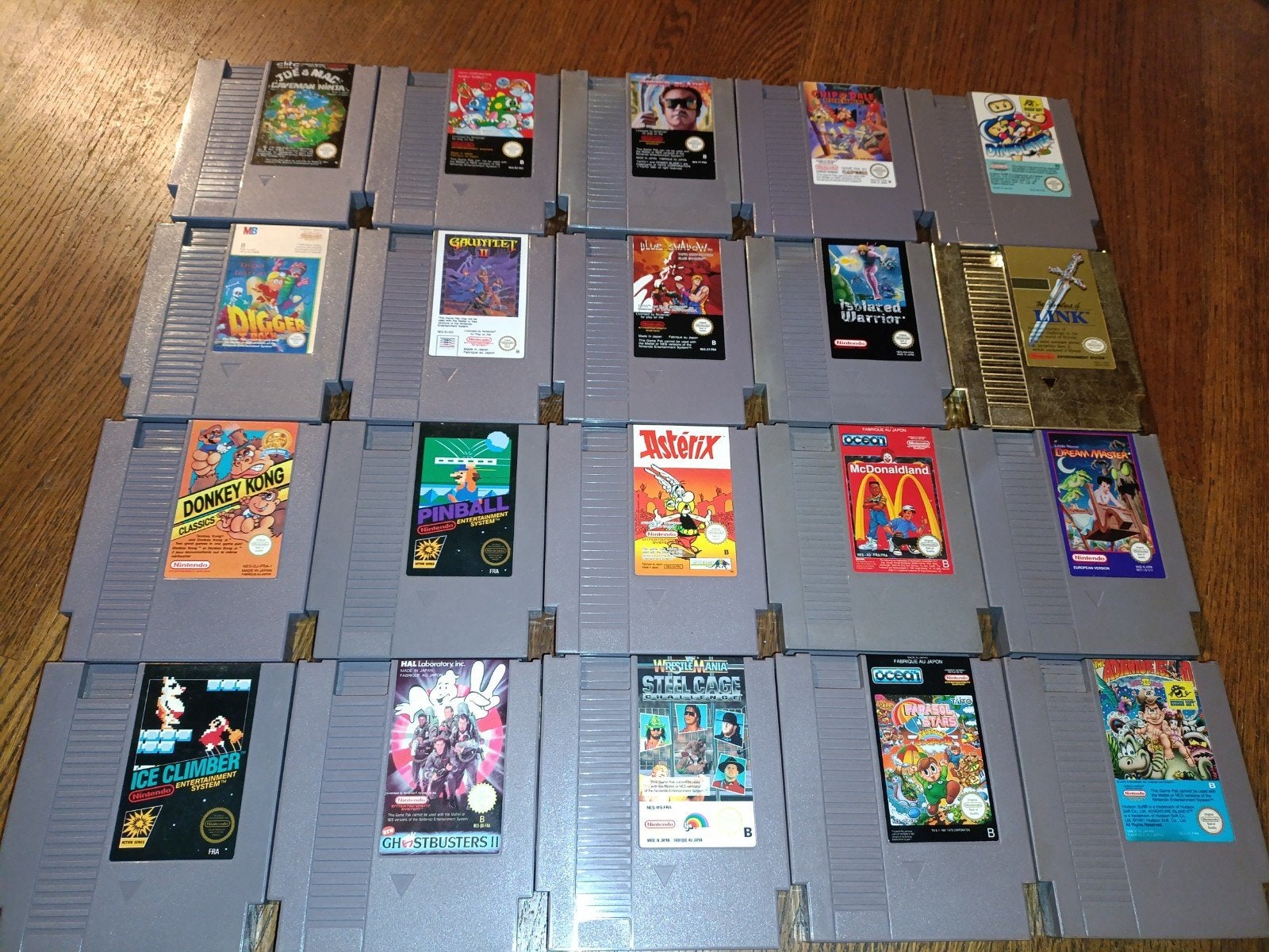20 Nes-spellen: Zelda 2, Dynablaster, Parasol Stars, Spelcomputers en Games, 1 speler, Ophalen of Verzenden, Gebruikt, Overige genres