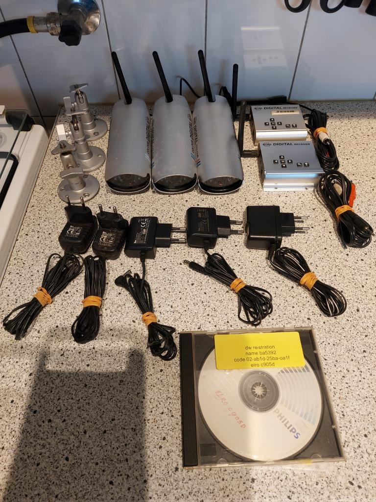 3x elro c 905d buiten camera's., Ophalen