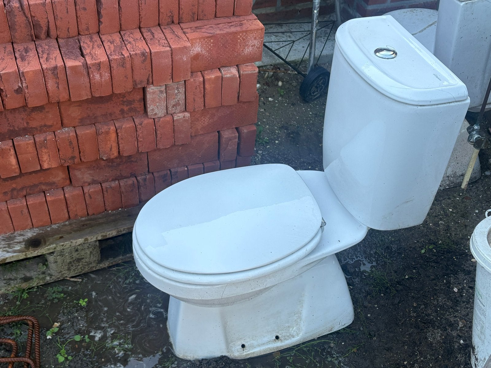 Wc compleet met stortbak, Ophalen, Gebruikt, Toilet