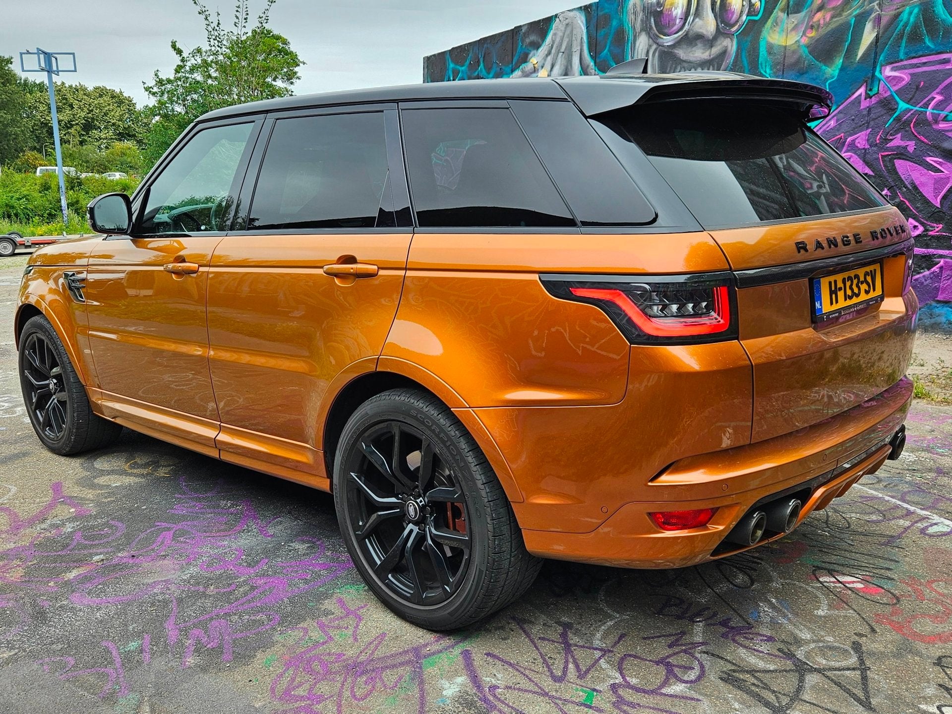 Land Rover Range Rover Sport 5.0 V8 SC SVR, Automaat, Dealer onderhouden, Gebruikt, Overige kleuren