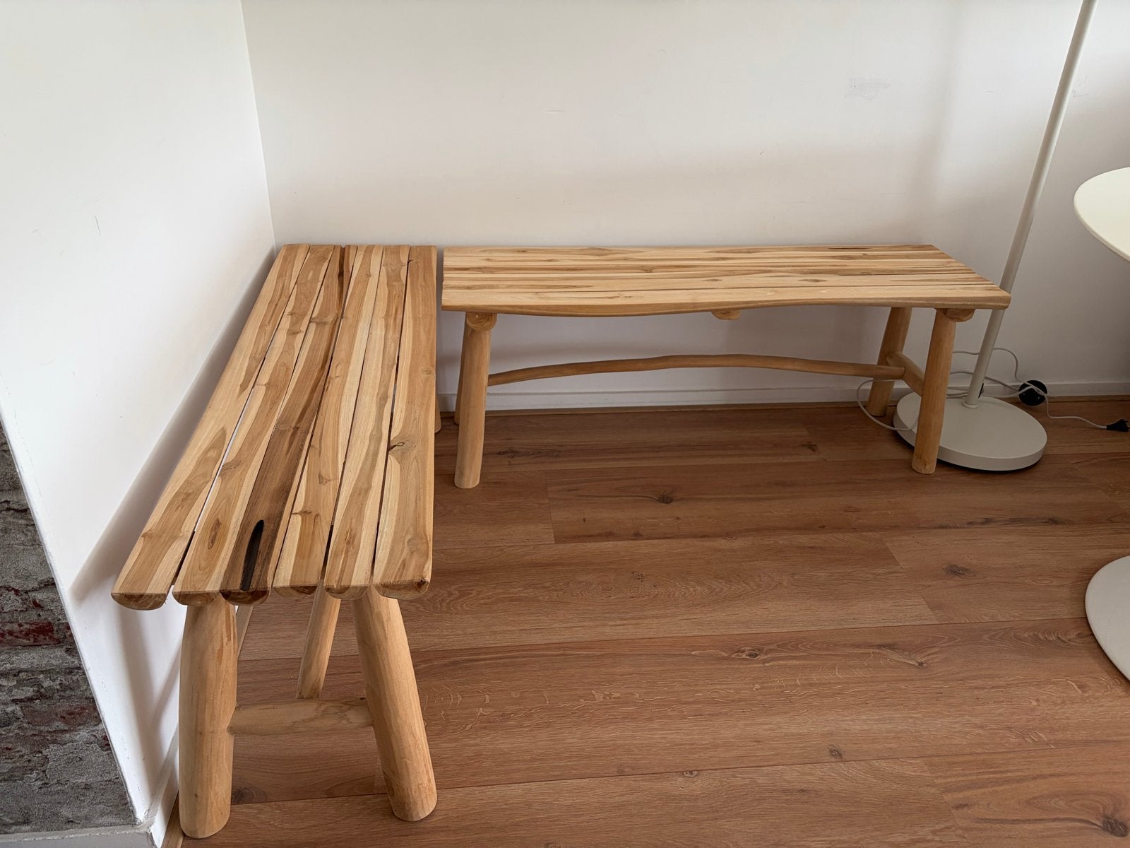 Houten bankje 120x40 cm, Ophalen, Gebruikt, Overige kleuren, Eén