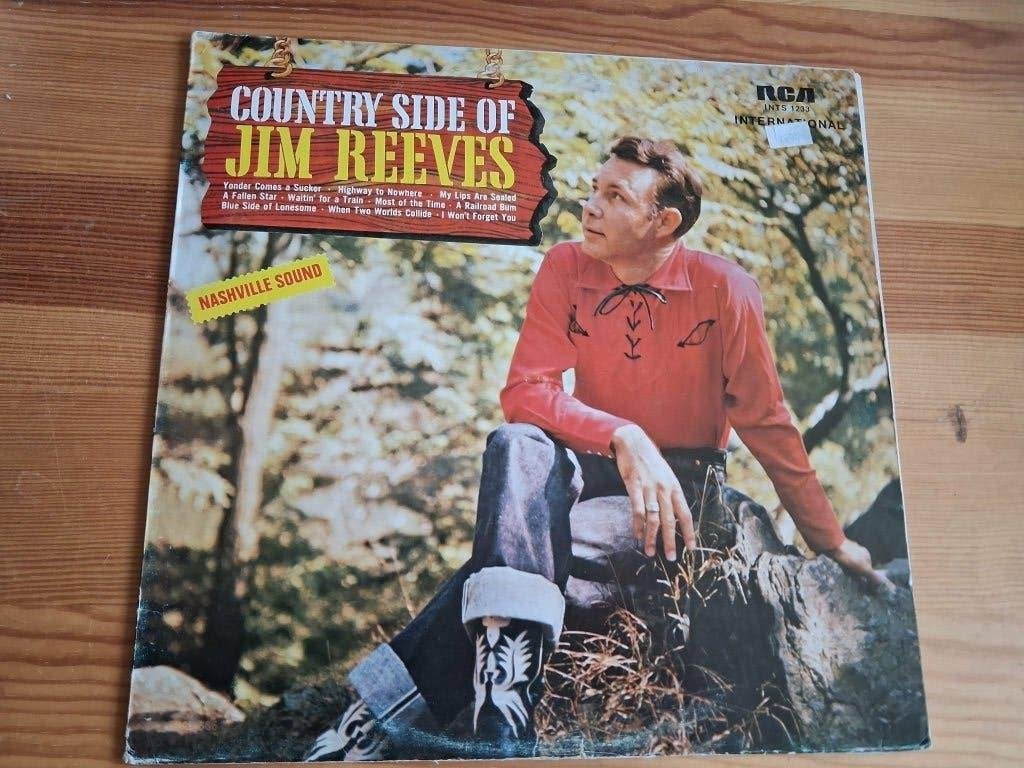 Jim Reeves - The Country Side Of Jim Reeves, LP, Gebruikt, Ophalen of Verzenden, 12 inch