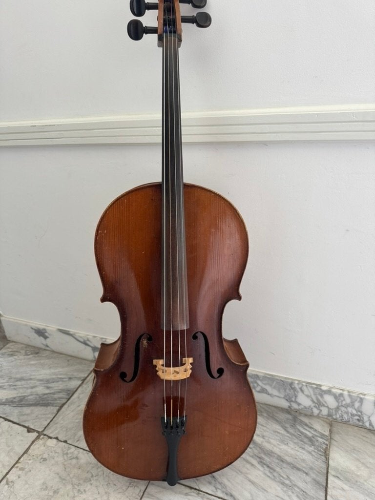 cello 4/4, Ophalen of Verzenden, Gebruikt, 4/4-cello, Met koffer