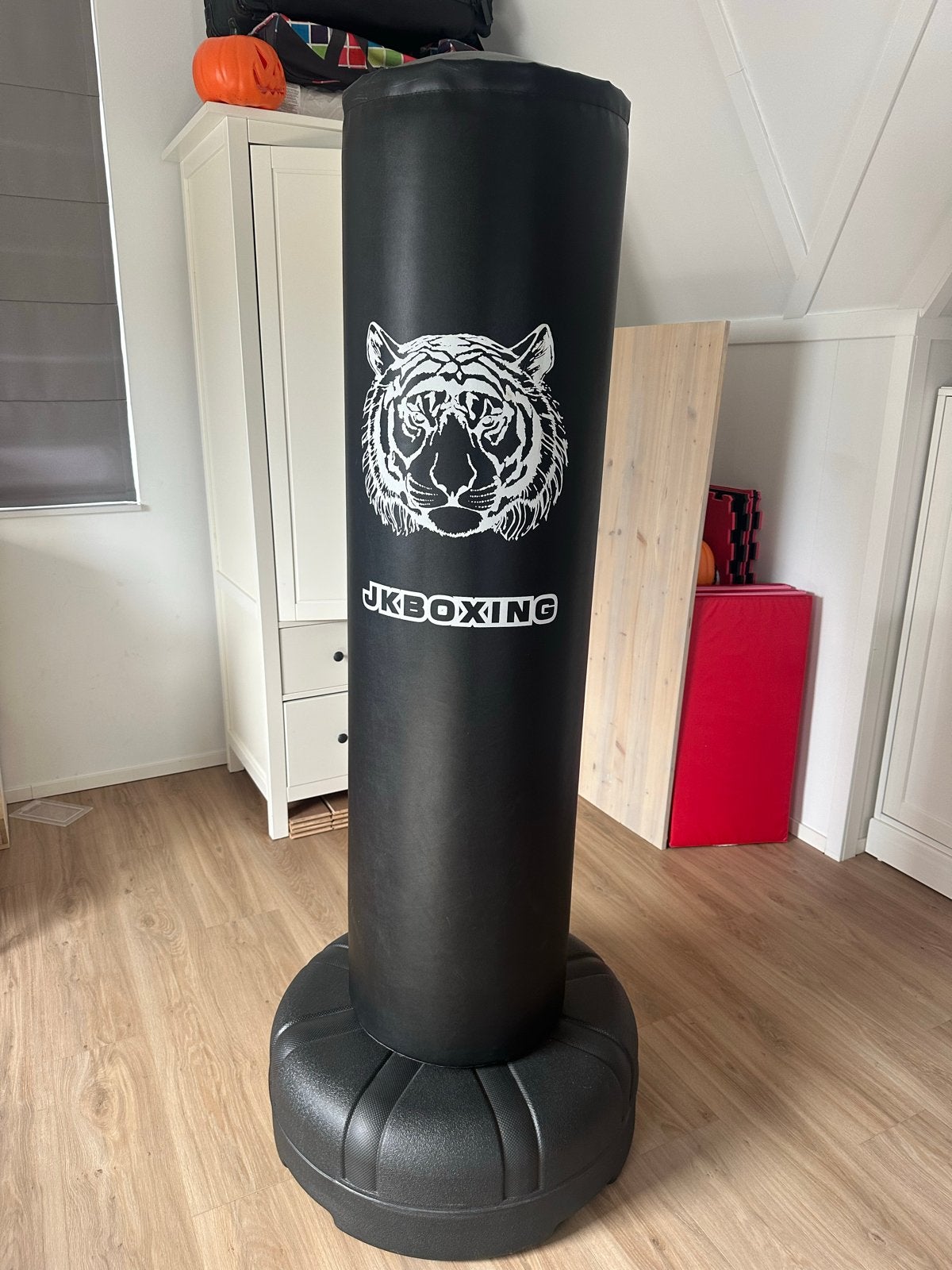 Boksbal staand 170 cm - Zand/water vulbare voet, Sport en Fitness, Vechtsporten en Zelfverdediging, Ophalen, Zo goed als nieuw