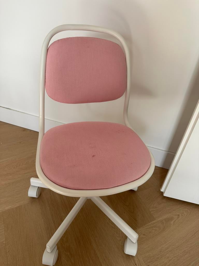 Bureaustoel Ikea Roze örfjäll, Huis en Inrichting, Bureaustoelen, Ophalen, Gebruikt, Roze, Bureaustoel