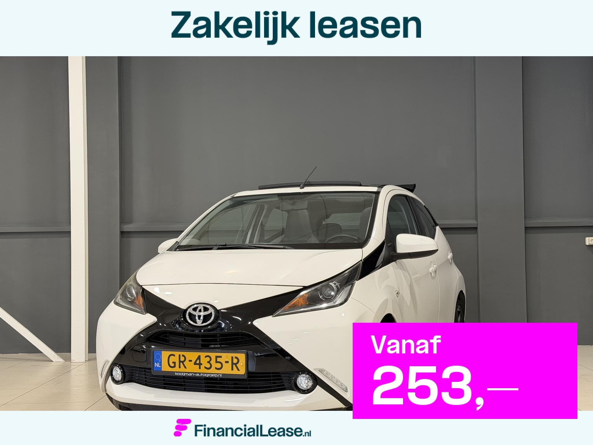 Toyota Aygo 1.0 VVT-i x-wave | Vouwdak | Lichtmetalen velgen, Voorwielaandrijving, Stof, Gebruikt, Euro 6