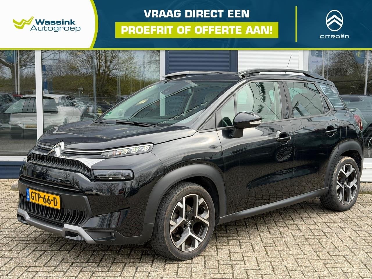 Citroën C3 Aircross 1.2 Shine 130pk | Automaat | Schuifdak, Automaat, Parkeersensor, Gebruikt, 1199 cc