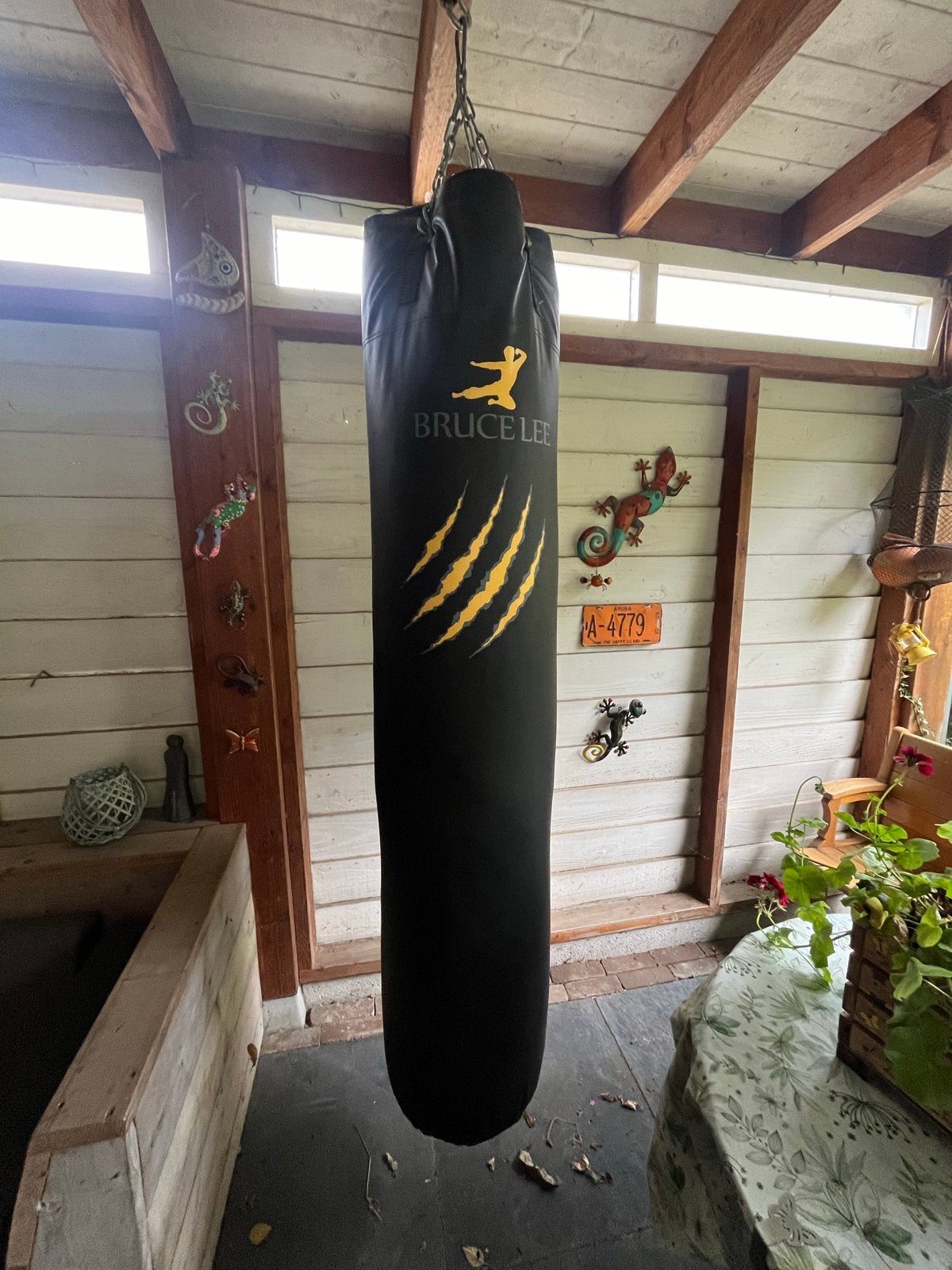 Bruce Lee bokszak, Gebruikt, Overige, Vechtsportmateriaal, Groter dan maat XL