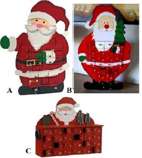 Adventskalender Kerstman, Verzenden, Nieuw