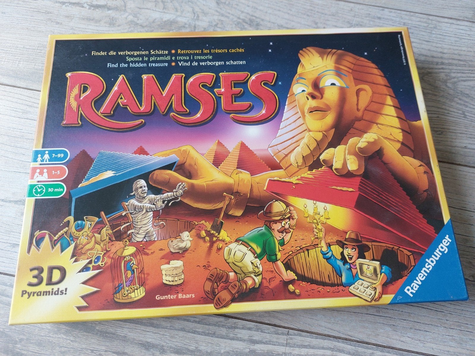 Ramses bordspel, Hobby en Vrije tijd, Gezelschapsspellen | Bordspellen, Ophalen of Verzenden, Zo goed als nieuw, Ravensburger
